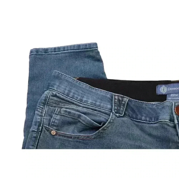Democracy Ab Solution Jeans Size 22W Stretch Elastic Waist Comfort High Rise - Picture 8 of 12